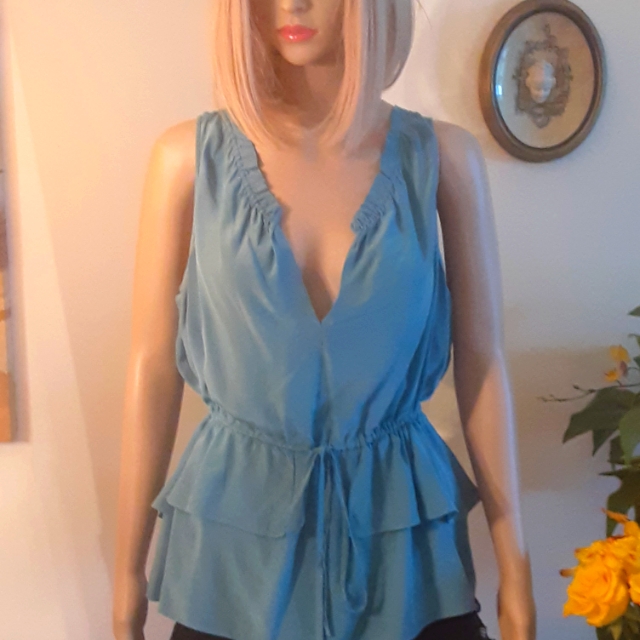 Rebecca's Taylor Silk Blouse. Size M